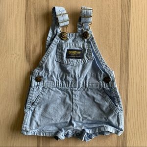 Oshkosh B’gosh Light Blue Short Overalls